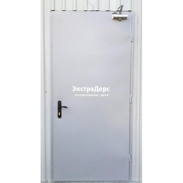 Противопожарная дверь EI 30 3 типа белая металлическая в Дубне  купить