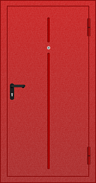 Дверь противопожарная для архивов со штампованным рисунком